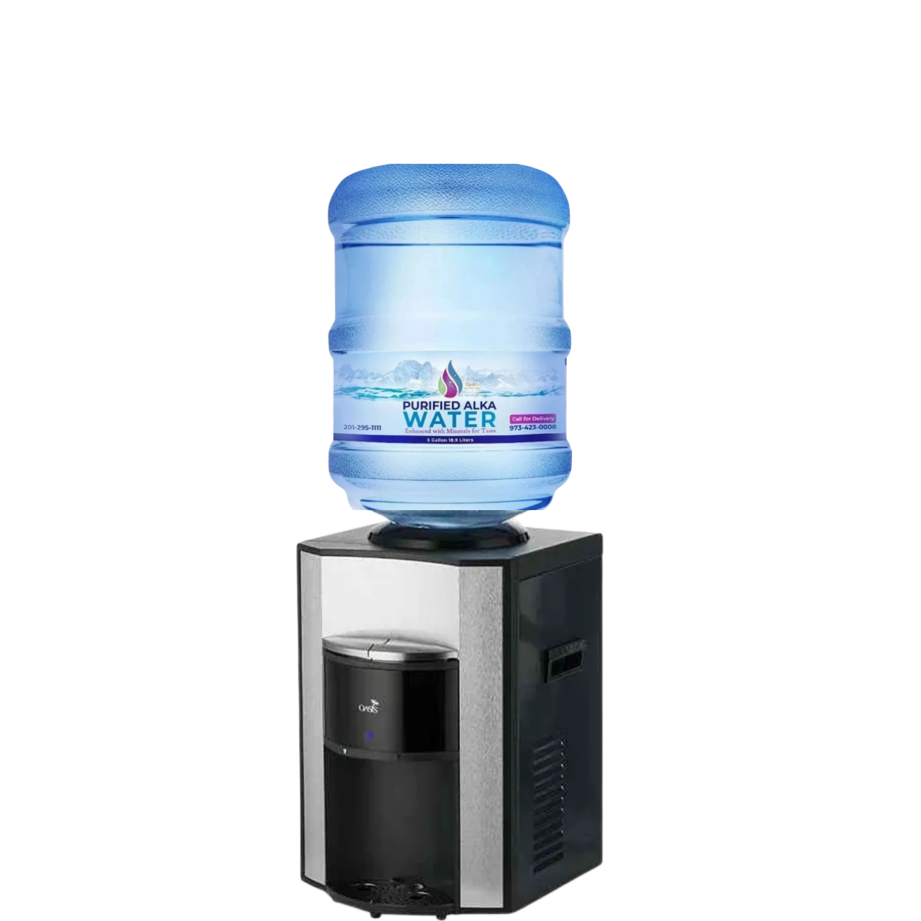 Counter Top Water Dispenser & 2 Bottles Included