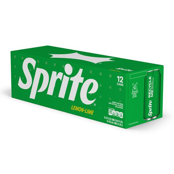 Sprite Soda, 12 cans